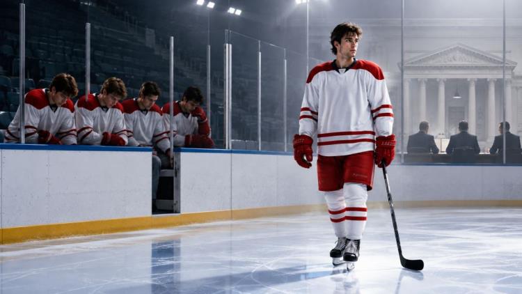 KI-Illustration: Hockey Canada bestätigt Sperren für vier Spieler nach Berufung trotz Freisprüchen vor Gericht im Jahr 2025