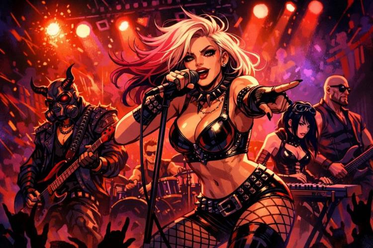 ilustración con IA: Entradas para Lords of Acid — District Music Hall, Norwalk — jueves, 15 de octubre de 2026