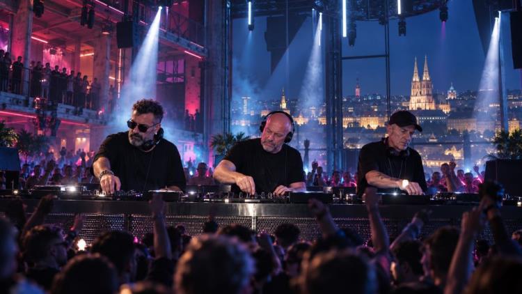 AI ilustracija: Future Scope Season Opening u Zagrebu: Dave Clarke, Ben Sims i Billy Nasty predvode techno večer u Boogaloou