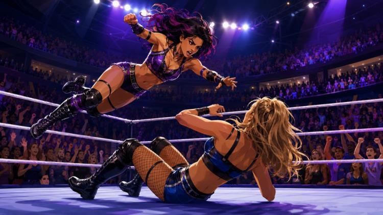 KI-Illustration: Tickets für AEW Dynamite und Collision Las Vegas Tickets für einen Wrestling-Abend live im Pearl Concert Theater — Pearl Concert Theater at Palms Casino Resort, Las Vegas — Mittwoch, 12. August 2026