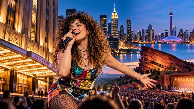 AI illustration: Remi Wolf's The Mud Tour 2027: New York, Toronto and Red Rocks concert dates, album "Mud" and opening acts