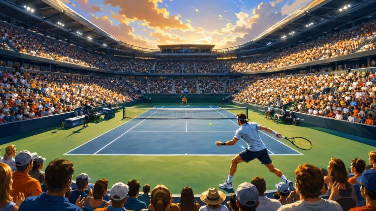 AI illustration: Tickets for Terra Wortmann Open tickets for grass-court finals day and ATP 500 tennis at OWL Arena HalleWestfalen — OWL Arena (Gerry-Weber-Stadion), Halle — Sunday, 21 June 2026
