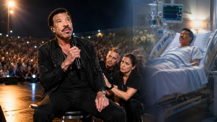 AI illustration: Lionel Richie hospitalized after St. Louis concert as doctors investigate possible dehydration and recovery