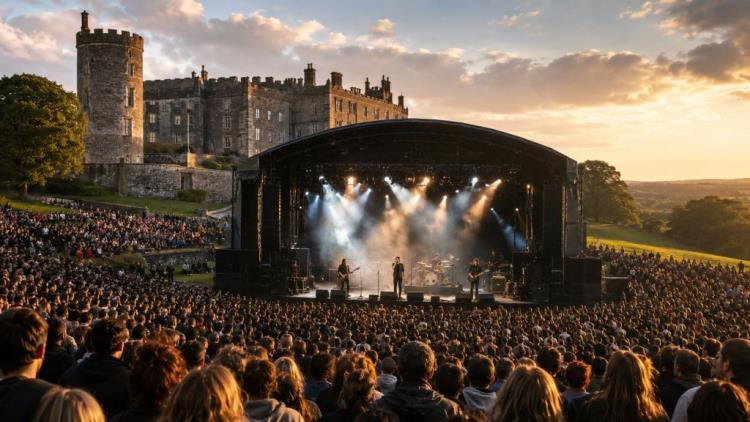 AI ilustracija: Fontaines D.C. stižu na Slane Castle: najveći irski koncert karijere s Hayley Williams i Damienom Dempseyjem