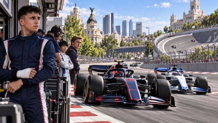 AI ilustracija: Hadjar propušta Madrid zbog ozljede, Lawson treću utrku zaredom vozi uz Verstappena za Red Bull na Madringu