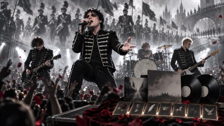 AI ilustracija: My Chemical Romance slavi 20 godina "The Black Paradea" proširenim izdanjem i rijetkim koncertnim snimkama