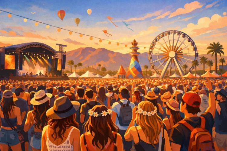 Ulaznice za Coachella Music Festival — Empire Polo Club, Indio — petak, 9. travnja 2027.