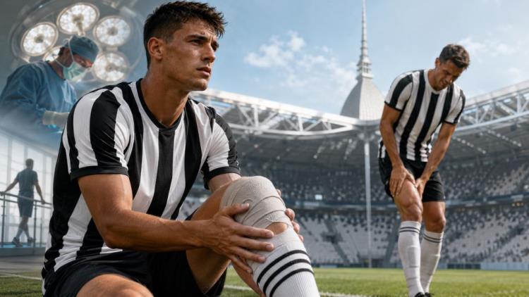 AI illustration: Juventus lose Khéphren Thuram until 2027 as knee surgery reshapes Luciano Spalletti's midfield plans