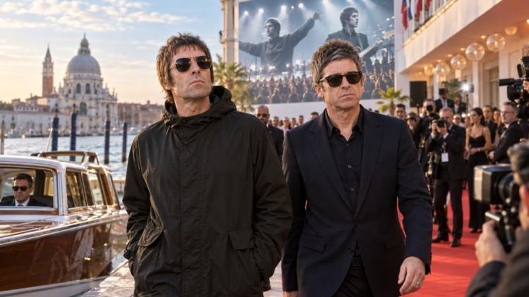 AI ilustracija: Oasis u Veneciji: Liam i Noel Gallagher predstavili dokumentarac o velikoj povratničkoj turneji Live '25