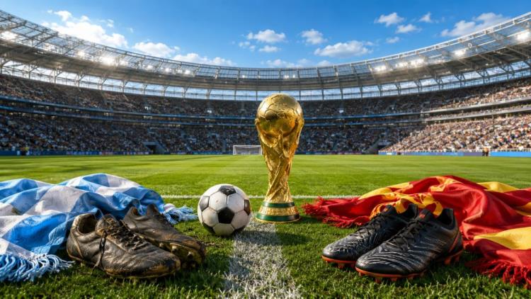 ilustracja AI: Messi kontra Yamal w finale mundialu: Argentyna broni tytułu, Hiszpania walczy o nową erę w East Rutherford