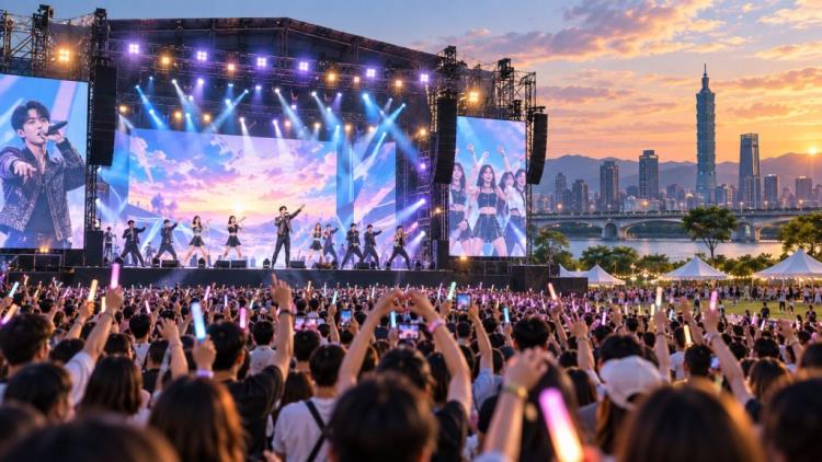 AI ilustracija: KRAZY Music Festival u Taipeiju okuplja Taemina, JJ Lina, BoA-u, Baekhyuna, ITZY i druge zvijezde Azije