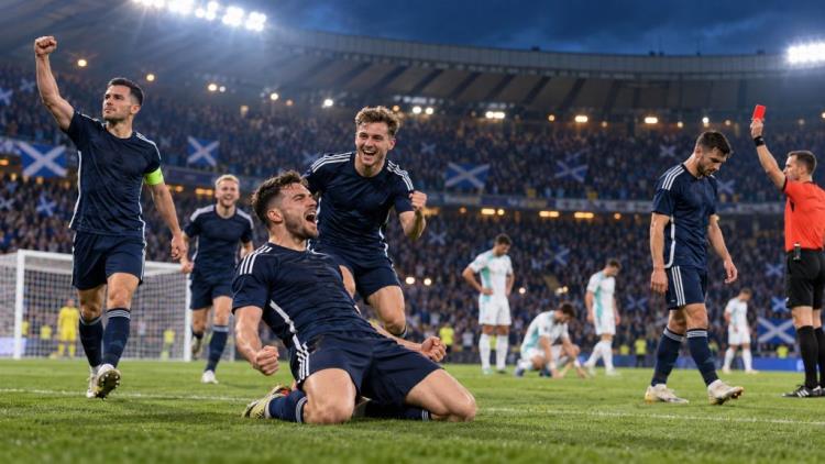 illustration IA: L'Écosse reçoit la Slovénie à Glasgow après le premier succès de Pocognoli et la suspension de McKenna