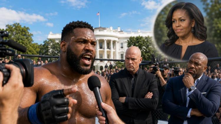 ilustracja AI: Josh Hokit, Michelle Obama i UFC Freedom 250: kontrowersje po walce przy Białym Domu