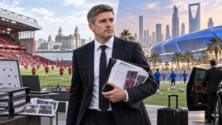 ilustración con IA: Liverpool pierde a su director deportivo: Richard Hughes apunta a Al-Hilal tras más de dos años en Anfield