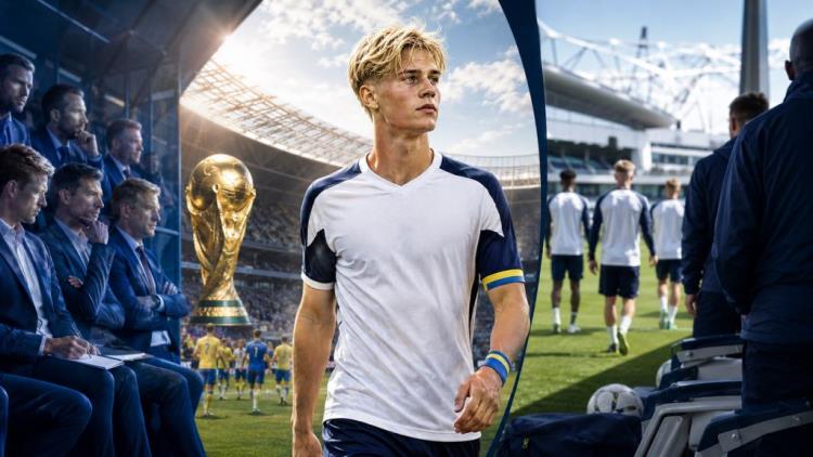 AI ilustracija: Bergvall između Tottenhama i Chelseaja: švedski veznjak pod povećalom tijekom Svjetskog prvenstva