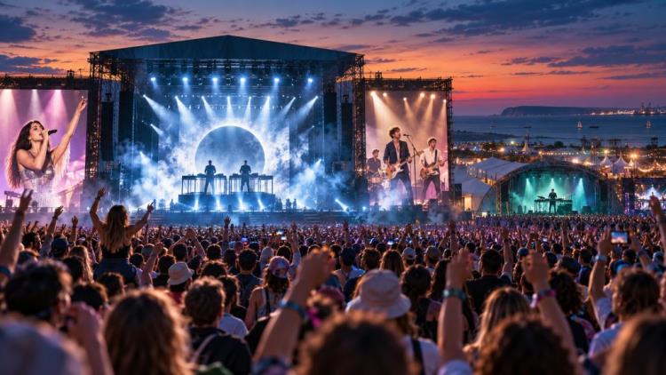 AI illustration: Open'er Festival 2027 in Gdynia: The Chemical Brothers, Ellie Goulding and 5 Seconds of Summer join lineup
