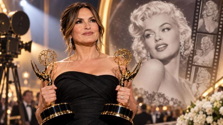 AI illustration: Mariska Hargitay wins two Emmys for My Mom Jayne, her documentary about the life and legacy of Jayne Mansfield