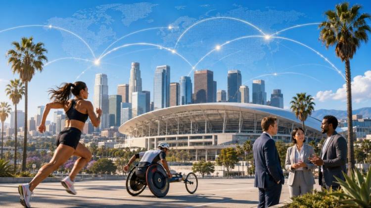 ilustracja AI: JPMorgan przez sport wzmacnia globalną markę przed LA28 i rozwija sieć biznesową w południowej Kalifornii