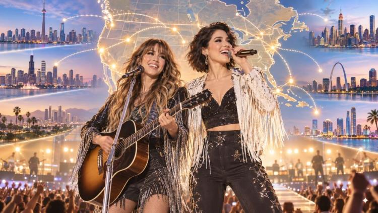 illustration IA: HA*ASH annonce "No Me Hablen de Amor - Gira 2027" : 18 concerts de Toronto à Miami Beach au printemps