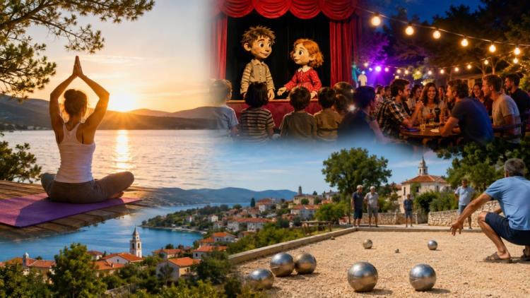 illustration IA: Dobrinj du 26 au 30 août : yoga, théâtre pour enfants, quiz musical et finale de la 31e Coupe de Dobrinjština