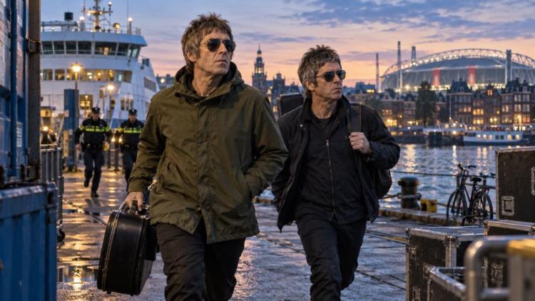 illustration IA: Oasis relance les rumeurs de concerts à Amsterdam en 2027 avec un nouveau teaser et des indices historiques