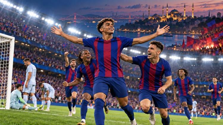 AI ilustracija: Barcelona izjednačila rekord s osam pobjeda u La Ligi: Getafe svladan 3:0, slijedi Galatasaray u Istanbulu