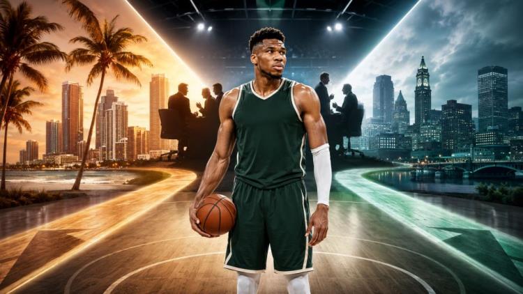 Giannis Antetokounmpo and Milwaukee Bucks trade drama before NBA draft, with Miami and Boston in focus