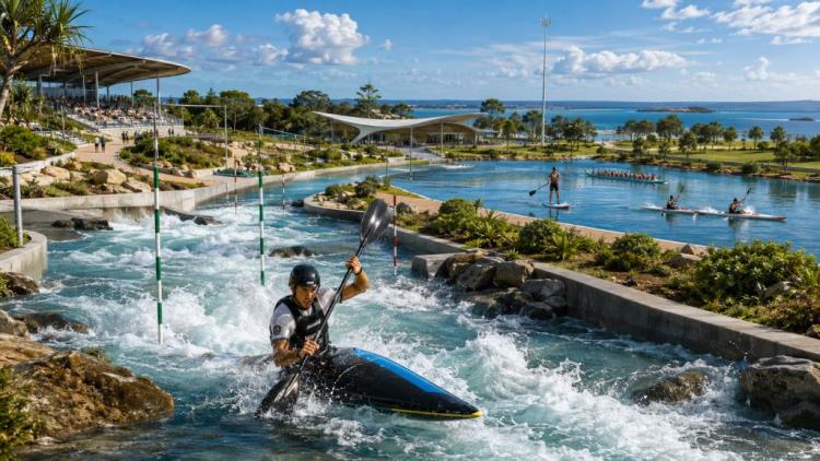 AI ilustracija: Redlands želi World Paddle Games 2030. kao veliku sportsku probu uoči Olimpijskih igara Brisbane 2032