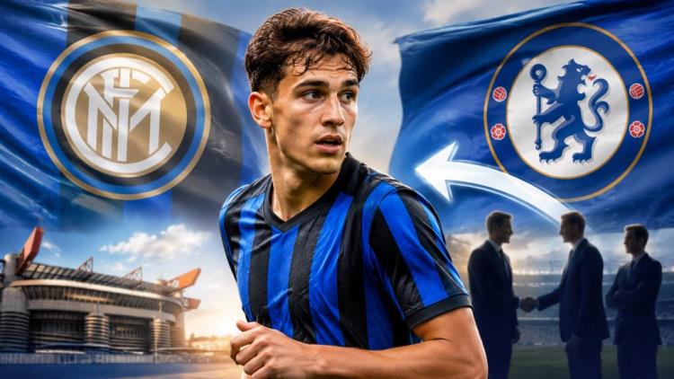 illustration IA: Inter proche du transfert de Marco Palestra depuis Atalanta, Chelsea surveille le latéral italien
