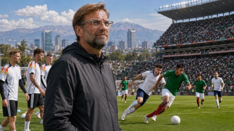 AI illustration: Klopp as possible new Germany coach and Mexico against England in a huge Mexico City test after Nagelsmann