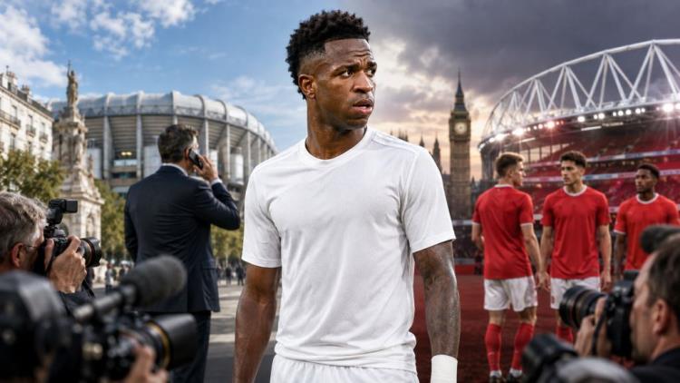 AI ilustracija: Oštar napad Viníciusove agencije na medijske napise usred sve glasnijih priča o mogućem transferu u Arsenal