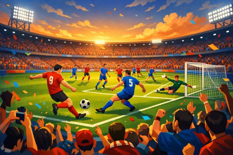 KI-Illustration: Tickets für Stade Rennais gegen Nice — Roazhon Park, Rennes — Samstag, 1. Mai 2027