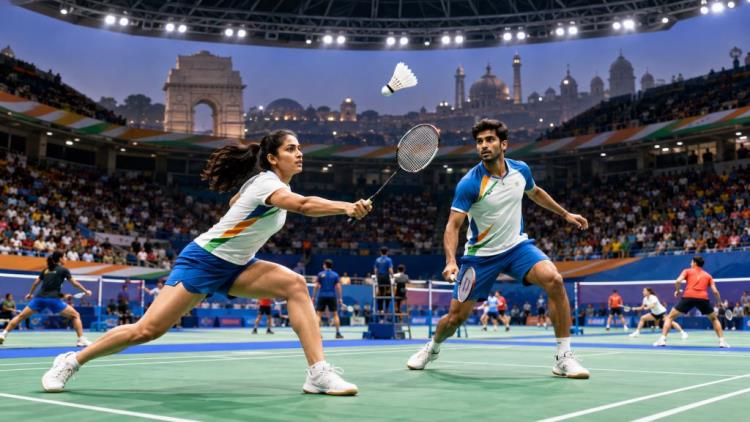 AI illustration: India hosts BWF World Championships again after 17 years as New Delhi welcomes badminton elite in 2026