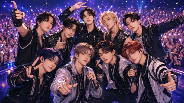 AI illustration: Tickets for Stray Kids — Kai Tak Stadium, Hong Kong — Saturday, 5 December 2026