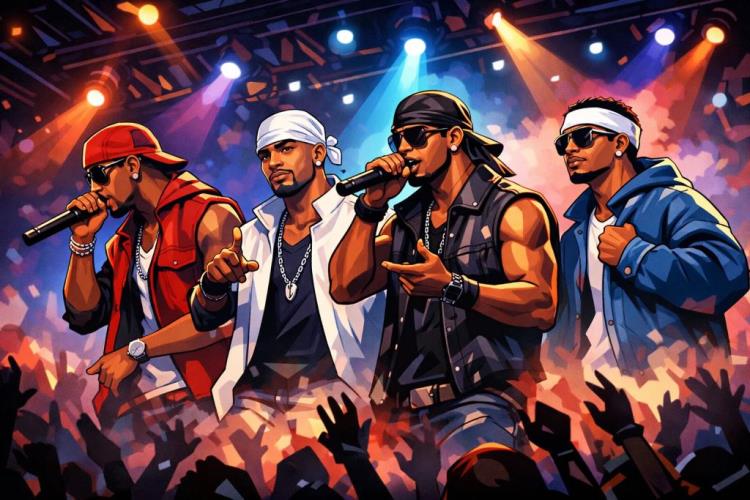 KI-Illustration: Tickets für B2K — BEC Arena, Manchester — Samstag, 12. Dezember 2026
