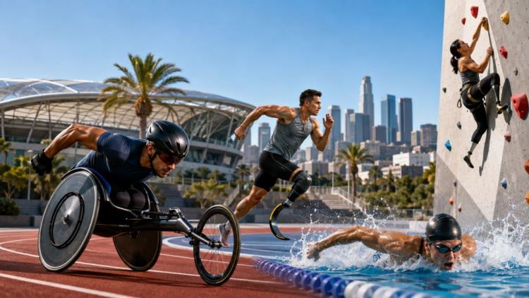 AI ilustracija: Parsons očekuje rekordne Paraolimpijske igre LA28 uz 4.480 sportaša i povijesni debi para penjanja u programu