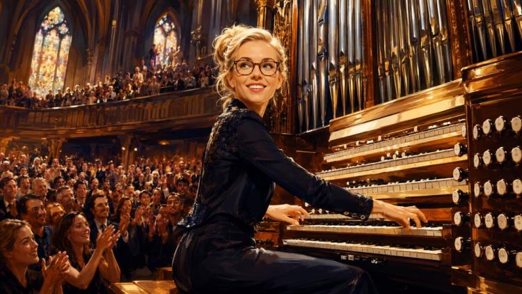 ilustracja AI: Bilety na Anna Lapwood — Alte Oper Frankfurt, Frankfurt — wtorek, 15 września 2026