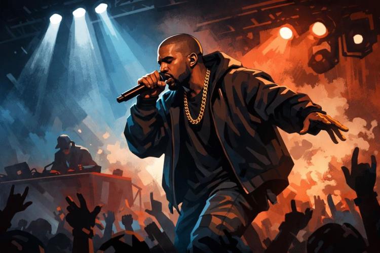 KI-Illustration: Tickets für Kanye West - Ye Tickets für das Stadionkonzert im Raymond James Stadium in Tampa und die neue Live-Tour — Raymond James Stadium, Tampa — Freitag, 26. Juni 2026