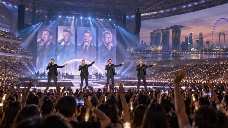 AI ilustracija: Westlife dodao treći koncert u Singapuru nakon rasprodaje prva dva termina u sklopu obljetničke turneje
