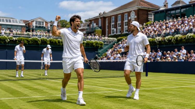 AI ilustracija: Frantzen i Haase nakon velikog preokreta u parovima Queen's Cluba do četvrtfinala ATP 500 turnira u Londonu