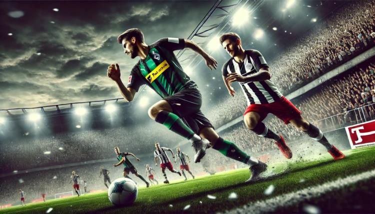 KI-Illustration: Tickets für FC Lorient gegen Le Mans FC — Moustoir-Stadion, Lorient — Sonntag, 7. Februar 2027