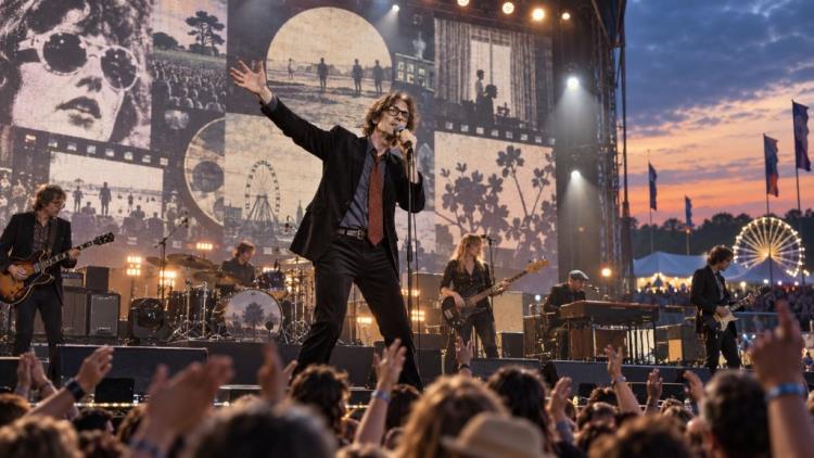 KI-Illustration: Pulp beendet Tour mit Raritäten-Set und kündigt nach dem End Of The Road Festival eine längere Pause an