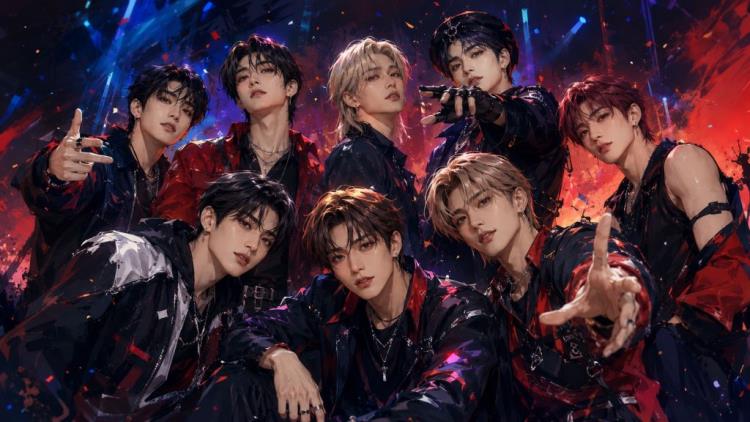 KI-Illustration: Tickets für Stray Kids — KSPO DOME, Seoul — Sonntag, 26. Juli 2026