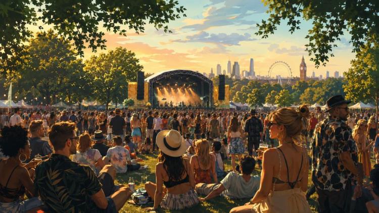 AI ilustracija: Ulaznice za British Summer Time — Hyde Park, London — nedjelja, 28. lipnja 2026.