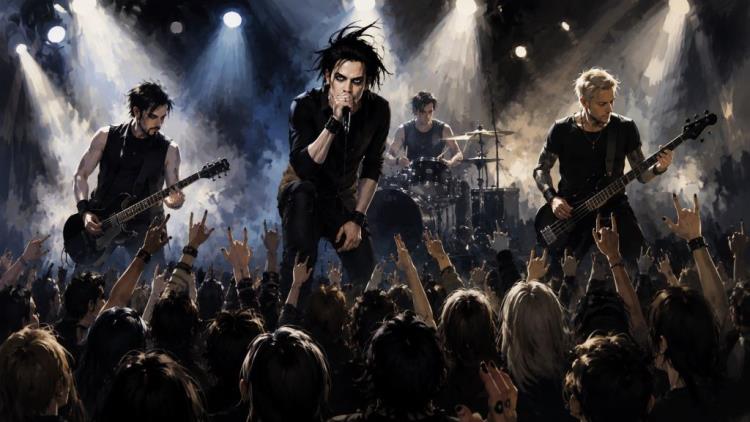 AI ilustracija: Ulaznice za The Rasmus — Posthof - Great Hall, Linz — ponedjeljak, 8. veljače 2027.