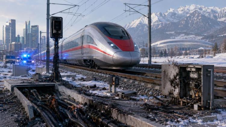 AI ilustracija: Uhićenja u Italiji zbog sabotaže brze željeznice tijekom Zimskih olimpijskih igara Milano-Cortina