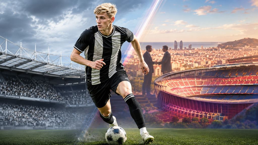 Barcelone fait une offre pour Anthony Gordon, Newcastle attend le dénouement avec l'intérêt du Bayern