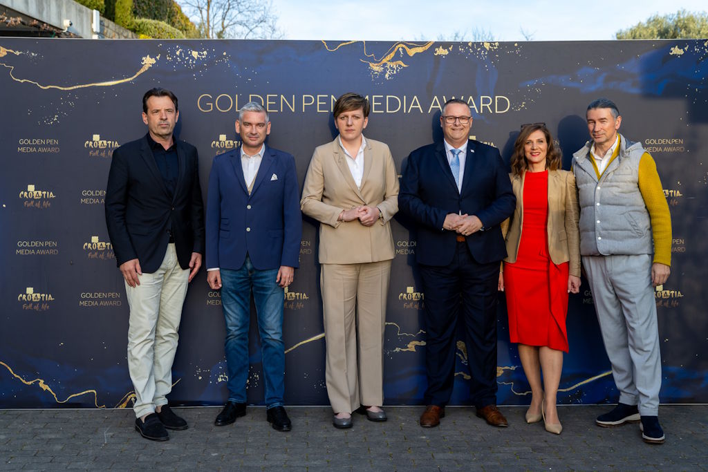In Istria, awarded on 21 Golden pen: CNTB awards foreign media for best reports on Croatia in 2024