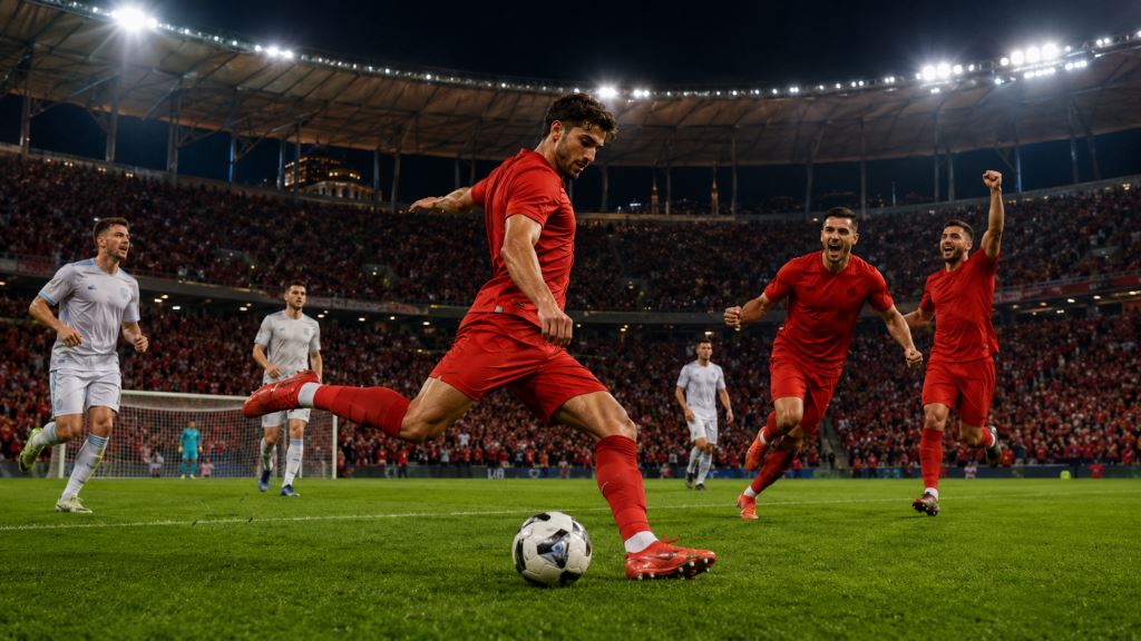 Turkey 4-0 North Macedonia in Istanbul, dominant friendly match before the 2026 FIFA World Cup campaign