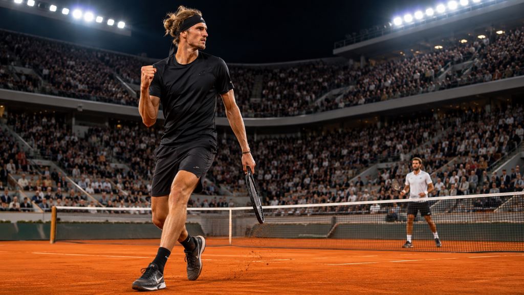 Alexander Zverev u osmini finala Roland-Garrosa nakon pobjede nad Quentinom Halysom u Parizu poslije četiri seta